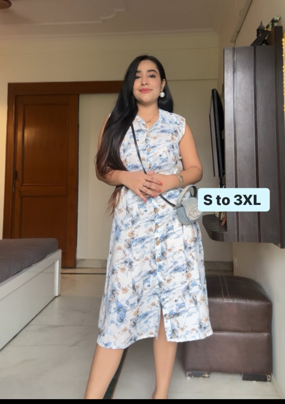 PRINTED COTTON TUNIC