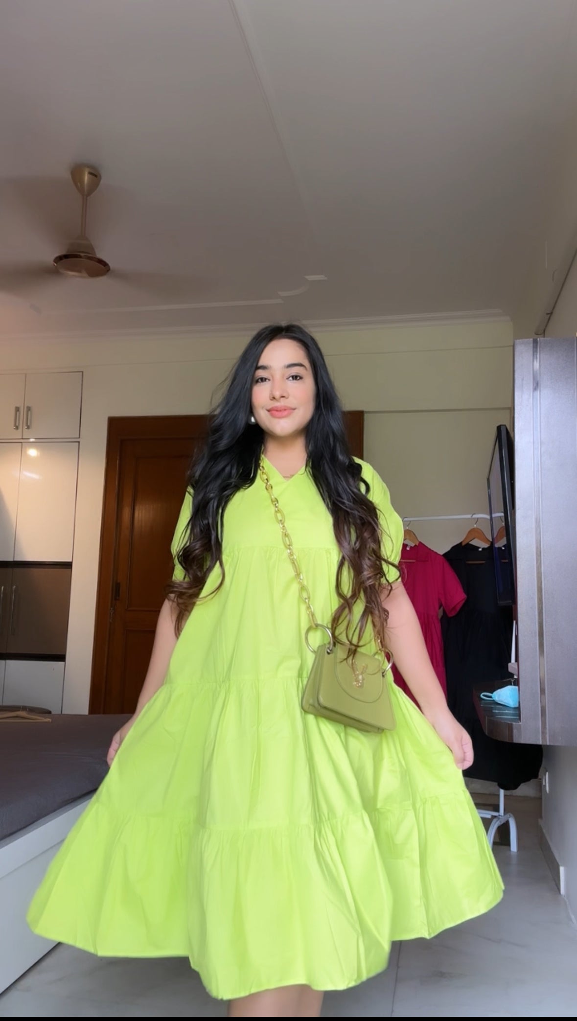 Cotton Layered Dress