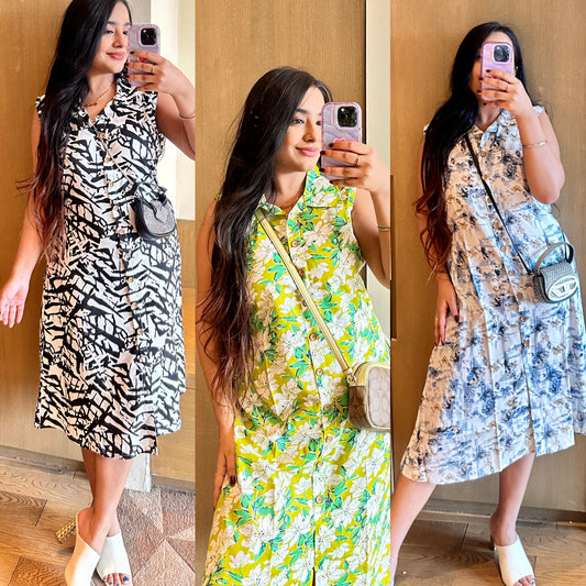 PRINTED COTTON TUNIC