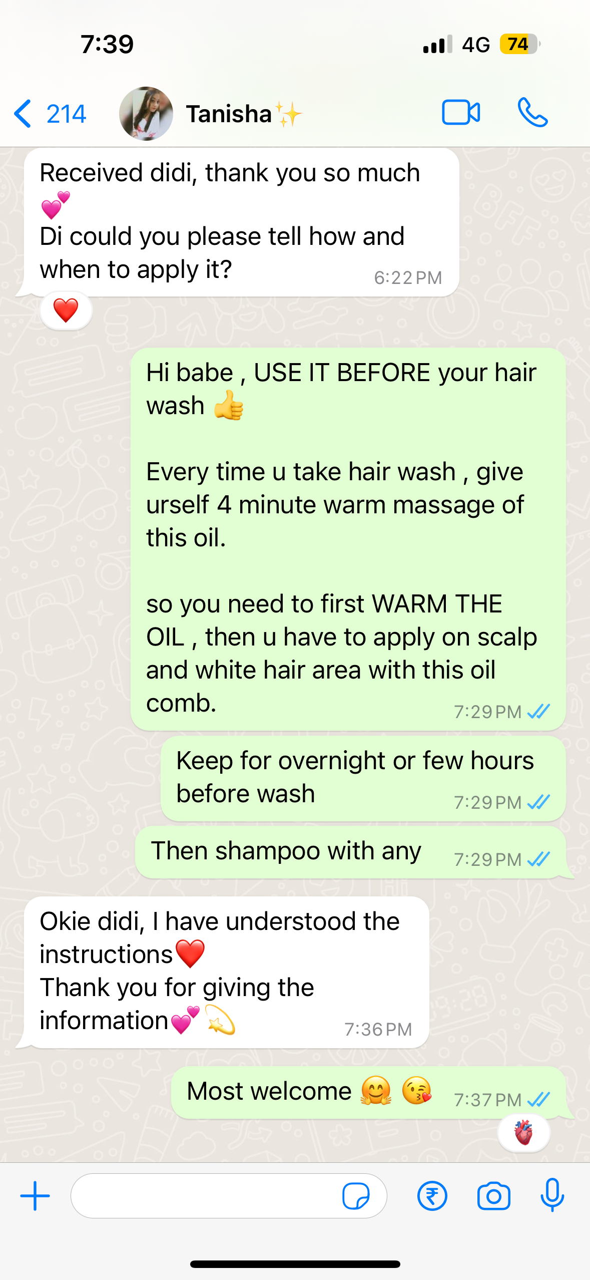 HOME MADE HAIR OIL