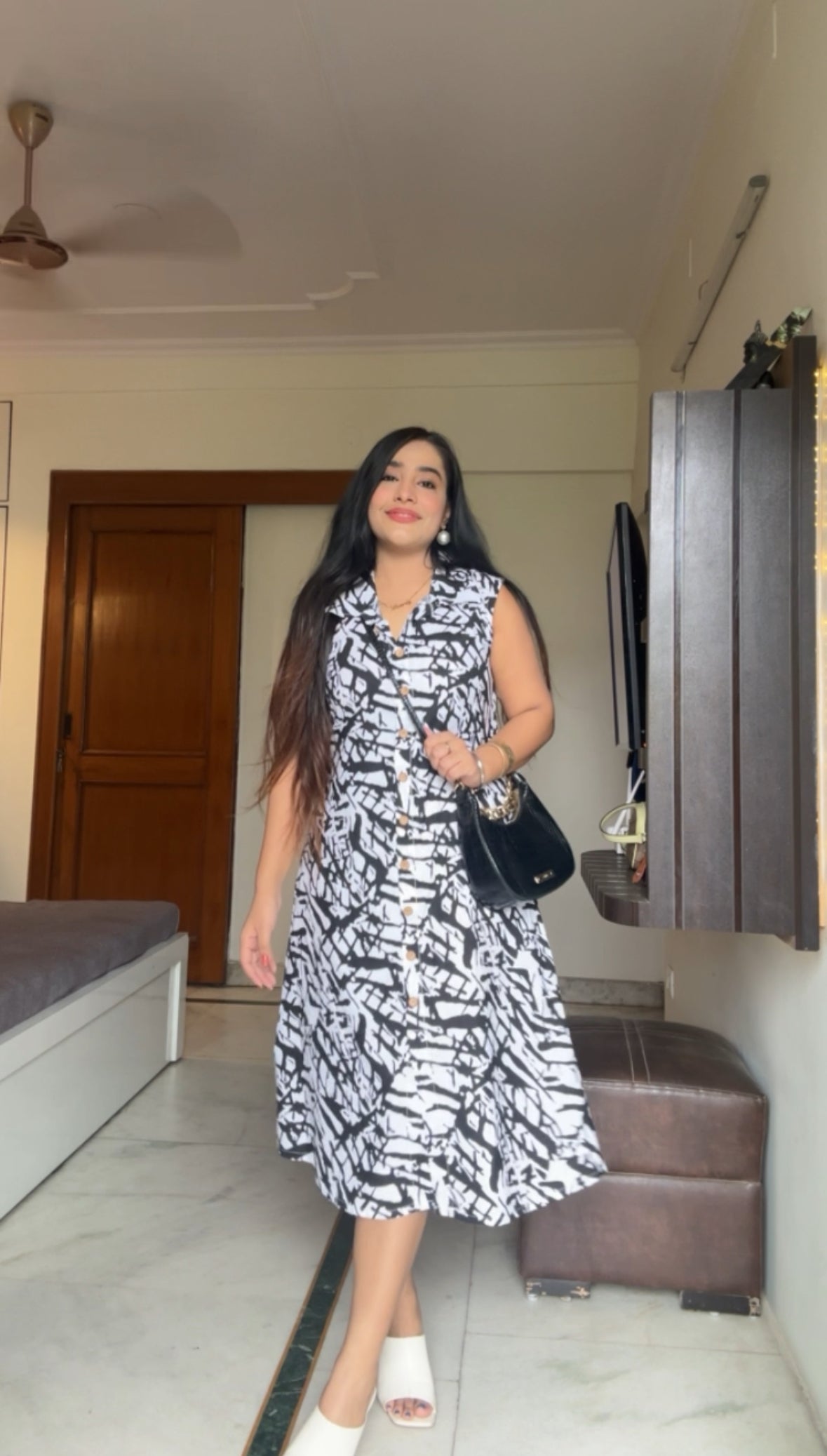 PRINTED COTTON TUNIC
