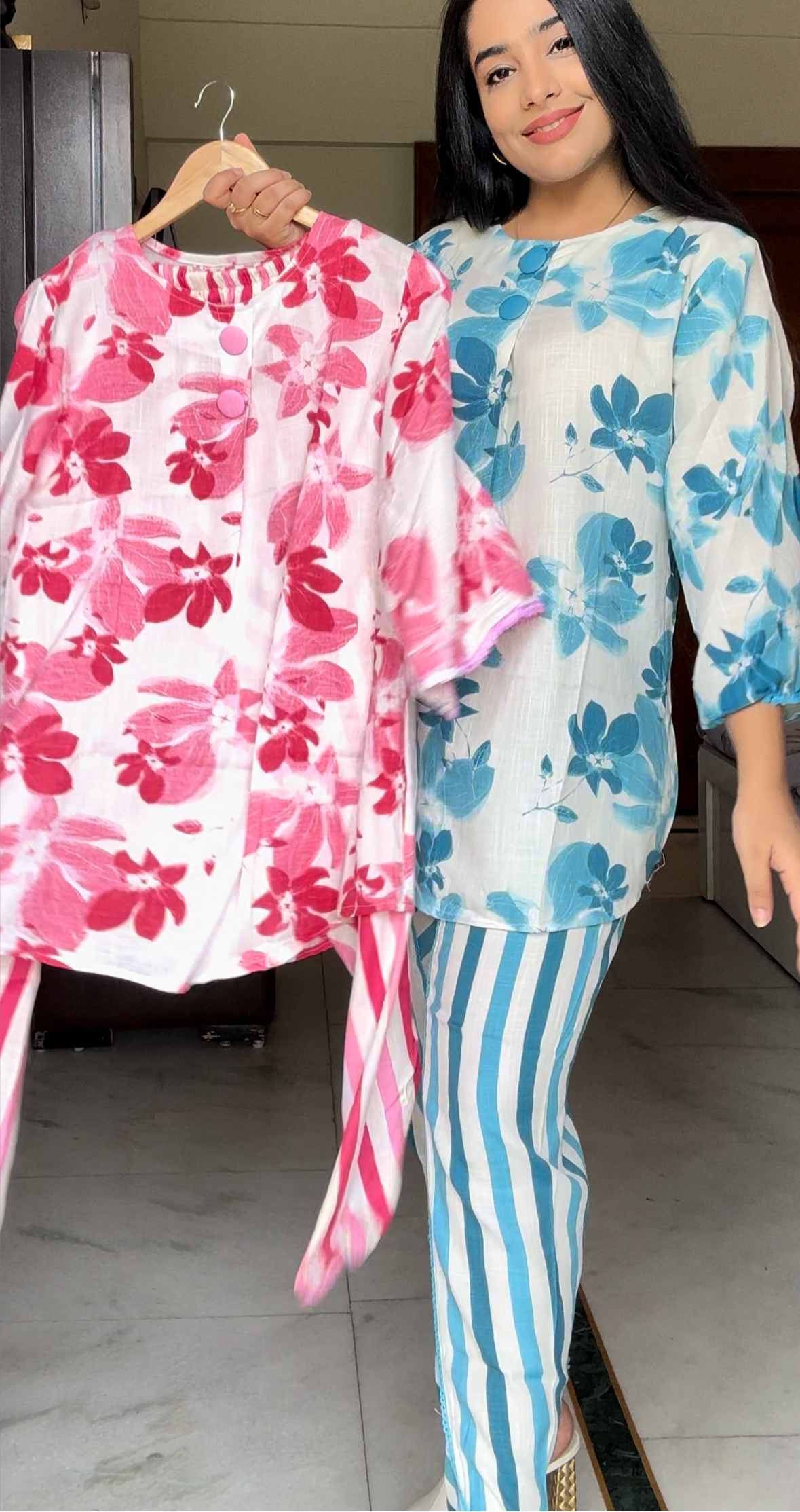 COTTON TULIP PANT SET