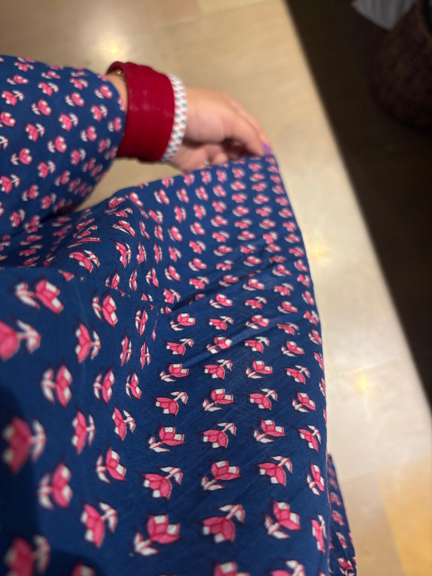 Lotus Printed Set