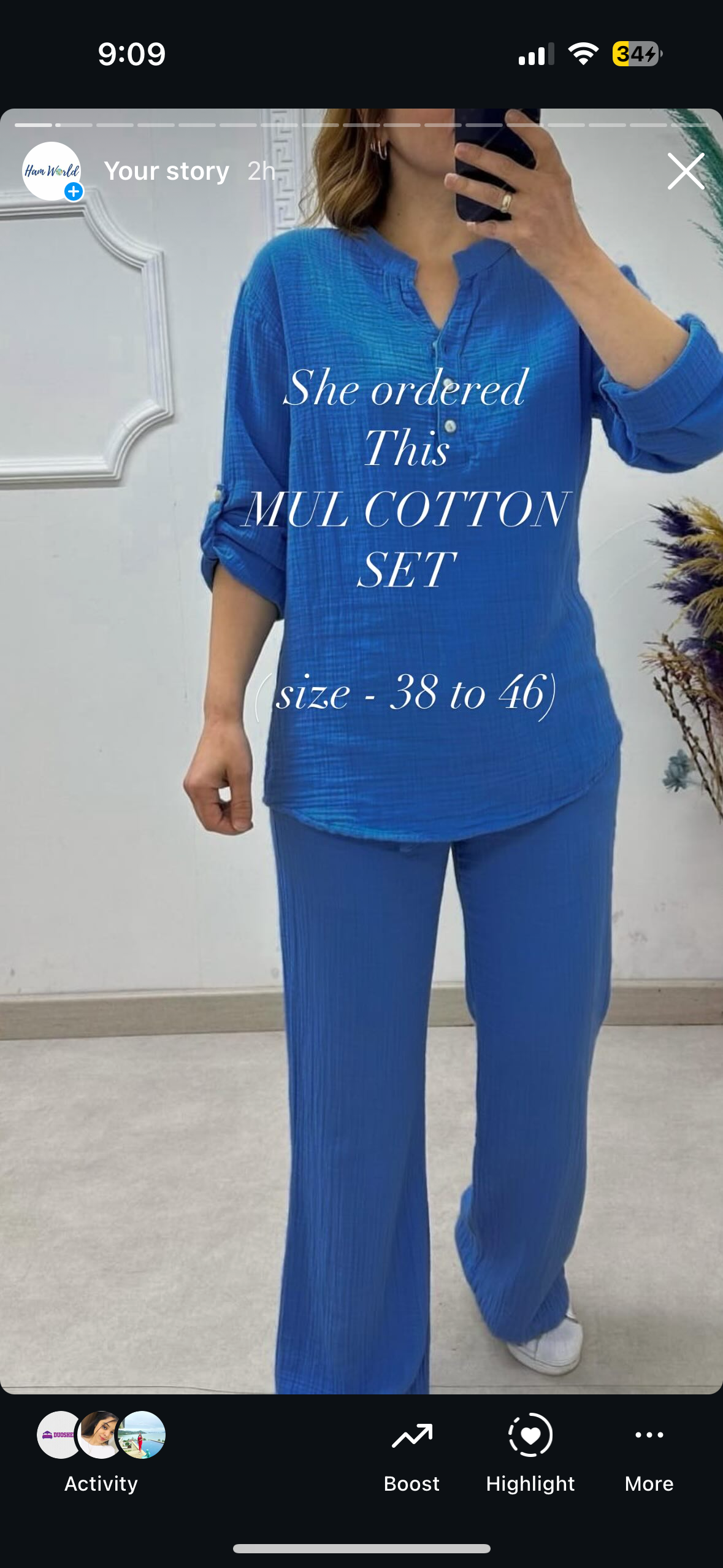 MUL COTTON ( Crinkled ) SET