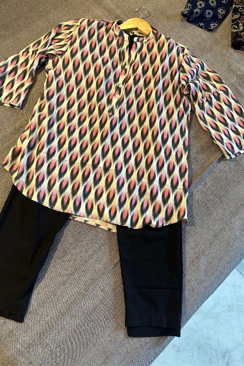 Pink Drop Cotton Co Ord Set